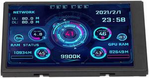 3.5inch IPS USB Mini Screen AIDA64 PC CPU RAM Data Monitor PC Sensor Panel Display Temperature Monitor Computer Temp Monitor