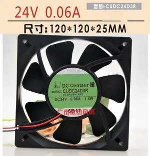 CUDC24D3R 24v 1.4w 0.06A 12025 12cm inverter silent cooling fan