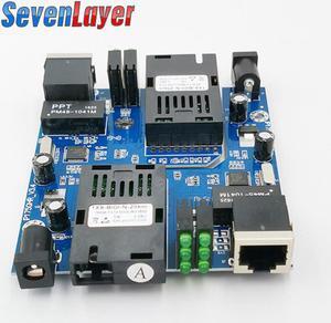 media converter fiber optical to rj45 UTP 10/100M 1550 fiber to ethernet switch fiber