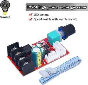 DC 10V-50V 15A DC PWM Motor Speed Controller Module LED Dimmers Board High-Power LED Dimmer Module Speed Switch