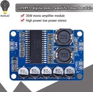 ! Digital power amplifier board module 35w mono amplifier module High-power TDA8932 low power consumption WAVGAT