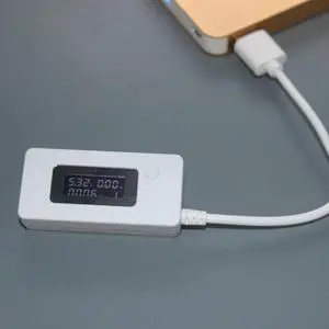 Real tracking number LCD USB Mini Voltage and Current Detector Mobile Power USB Charger Tester Meter