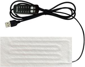 Portable USB Heating Film Fast Heating Heating Pad Soft Heat Pad Warming Gear for Back Pain  Relief Outdoor