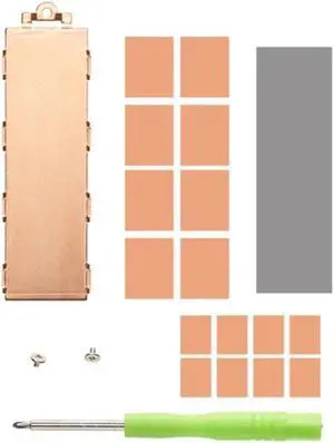 .2 NVMe 2280 SSD Heatsink Fine Workmanship Cooling Plate Thermal Shields