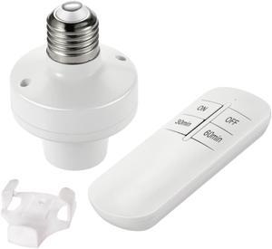 E26 E27 LED Bulb Lamp Holder Base Socket LED Lamp Socket with Remote Control