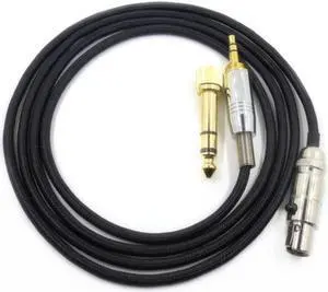 6.3/3.5mm Jack Headphone Cable Line Cord for AKG Q701 K702 K267 K712 K141 K171 K181 K240 K271S K271MKII K271