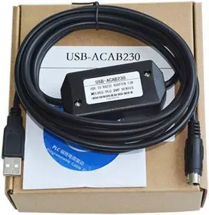 USB-ACAB230 for Delta PLC Programming Cable For USB-DVP EX EH EC SE SV SS Series Cable USB-ACAB230 USB-ACAB230 for Delta PLC Programming Cable For USB-DVP EX EH EC SE SV SS Series Cable USB-ACAB230