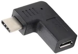 Generic USB-C Type-C 3.1 Male to Micro USB 2.0 5Pin Female Data Adapter 90° Angled Type Coupler Plug Elbow design Generic USB-C Type-C 3.1 Male to Micro USB 2.0 5Pin Female Data Adapter 90° Angled Type Coupler Plug Elbow design