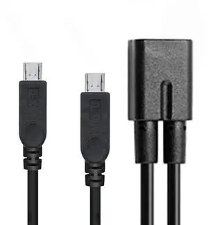 Generic An 1-in-2 to 2-in Micro USB adapter for driving recorder powered by Android Micro USB data 2-in-1 Generic An 1-in-2 to 2-in Micro USB adapter for driving recorder powered by Android Micro USB data 2-in-1