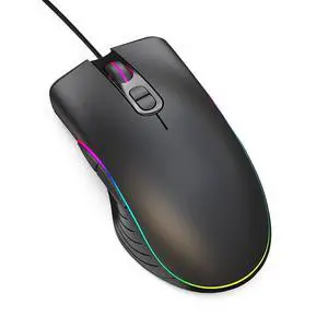 RGB Luminous Gaming Mouse, Wired E-sports Mouse, Four-level Adjustable 6400 DPI, Macro Programmable Computer Gaming Mouse RGB Luminous Gaming Mouse, Wired E-sports Mouse, Four-level Adjustable 6400 DPI, Macro Programmable Computer Gaming Mouse