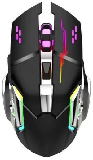 Wireless Gaming Mouse 6D Charging Silent Esports Mechanical with Colorful Lighting for Competitive Gaming Wireless Gaming Mouse 6D Charging Silent Esports Mechanical with Colorful Lighting for Competitive Gaming