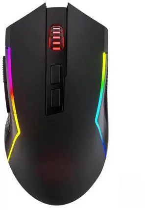 LIT Wireless Gaming Mouse, 12800 DPI Mice w/ 3-Mode Connection, BT & 2.4G Wireless, 7 Macro Buttons LIT Wireless Gaming Mouse, 12800 DPI Mice w/ 3-Mode Connection, BT & 2.4G Wireless, 7 Macro Buttons