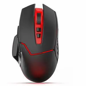 2.4Ghz Wireless Gaming Mouse with DPI Shifting 2 Side Buttons 2400 DPI Ergonomic Design 8 Buttons-Black Mice 2.4Ghz Wireless Gaming Mouse with DPI Shifting 2 Side Buttons 2400 DPI Ergonomic Design 8 Buttons-Black Mice