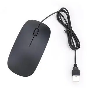 Wired USB Optical Mouse for PC Laptop Computer Scroll Wheel Mice Black Wired USB Optical Mouse for PC Laptop Computer Scroll Wheel Mice Black