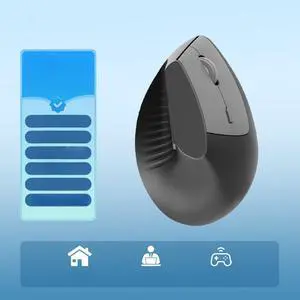 I300 Wireless Dual-Mode BT+2.4G Ergonomic Mouse 1600DPI 400 mAh Battery Life I300 Wireless Dual-Mode BT+2.4G Ergonomic Mouse 1600DPI 400 mAh Battery Life