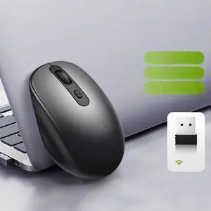 OMR282 Wireless Mouse, 2.4GHz Computer Mouse Office Wireless USB Mouse with USB-A Receiver, Compatible with PC, Laptop OMR282 Wireless Mouse, 2.4GHz Computer Mouse Office Wireless USB Mouse with USB-A Receiver, Compatible with PC, Laptop