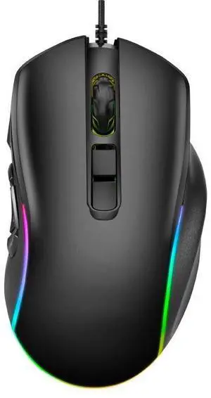 Wired Gaming Office Mouse 7200DPI RGB Backlit Mouse 6 Adjustable DPI Levels/10 Programmable Buttons/Back to Desktop Button Mouse Wired Gaming Office Mouse 7200DPI RGB Backlit Mouse 6 Adjustable DPI Levels/10 Programmable Buttons/Back to Desktop Button Mouse