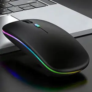 Wireless Mouse RGB Rechargeable Bluetooth Mice Wireless Computer Mause LED Backlit Ergonomic Gaming Mouse for Laptop PC Wireless Mouse RGB Rechargeable Bluetooth Mice Wireless Computer Mause LED Backlit Ergonomic Gaming Mouse for Laptop PC
