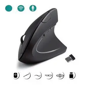Vertical Ergonomic Portable 2.4GHz USB Wireless Mouse AAA Battery Bluetooth Gaming PC Gamer For Computer Laptops Mause Accessory Vertical Ergonomic Portable 2.4GHz USB Wireless Mouse AAA Battery Bluetooth Gaming PC Gamer For Computer Laptops Mause Accessory