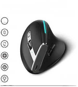 F-36 Wireless vertical 2.4G Bluetooth mouse full color light 8 key programming 2400DPI game mouse 730mah lithium battery F-36 Wireless vertical 2.4G Bluetooth mouse full color light 8 key programming 2400DPI game mouse 730mah lithium battery