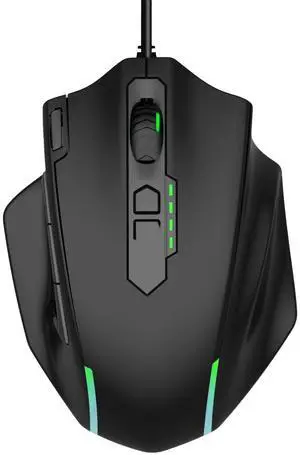 X-41 Wired Gaming Mouse 12400 DPI RGB Backlit 11 Macro Buttons Weights Adjustable Ergonomic Mouse for PC and Laptop X-41 Wired Gaming Mouse 12400 DPI RGB Backlit 11 Macro Buttons Weights Adjustable Ergonomic Mouse for PC and Laptop