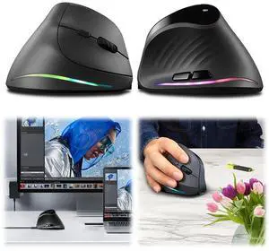 Wireless Bluetooth-Compatible Mouse Rechargeable Laptops Computer PC Mice Tri-Mode BT+2.4GHz+Wired for Laptop Desktop PC Macbook Wireless Bluetooth-Compatible Mouse Rechargeable Laptops Computer PC Mice Tri-Mode BT+2.4GHz+Wired for Laptop Desktop PC Macbook