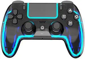 Generic for Wireless Controller 5007L for PS5,Transparent Controller with Breathing RGB Light, Programmable Buttons&Type-C Port Generic for Wireless Controller 5007L for PS5,Transparent Controller with Breathing RGB Light, Programmable Buttons&Type-C Port