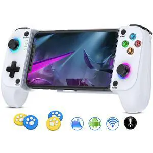Generic for MC103 Gamepad Type-C Mobile Phone Controller Hall Effect Stretching Handle Joystick Android Ps Cloud Game Customized Generic for MC103 Gamepad Type-C Mobile Phone Controller Hall Effect Stretching Handle Joystick Android Ps Cloud Game Customized