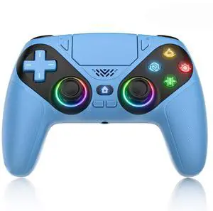 Generic for RGB Wireless Controller for 5/PS5 Pro/Slim/PC,Dual Vibration Marco/Turbo Func Gamepads 3.5mm Audio Jack Game Joystick Generic for RGB Wireless Controller for 5/PS5 Pro/Slim/PC,Dual Vibration Marco/Turbo Func Gamepads 3.5mm Audio Jack Game Joystick
