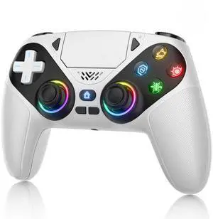 Generic for Controller for 5/PS5/PS5 Pro/Slim/PC,Wireless Gamepads RGB Joystick Turbo/Marco Program Dual Vibrate Game Controle Generic for Controller for 5/PS5/PS5 Pro/Slim/PC,Wireless Gamepads RGB Joystick Turbo/Marco Program Dual Vibrate Game Controle