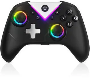 Generic for RGB LED Light Gaming Controller, 617 Gamepad 2.4G Wireless For /IOS/PC/Android With Hall Effect Game Joystick Generic for RGB LED Light Gaming Controller, 617 Gamepad 2.4G Wireless For /IOS/PC/Android With Hall Effect Game Joystick