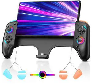 Generic for For 2 Controller W/RGB troller 9-Axis Gyro Sensor Dual Shock Turbo Programable Game Pad Joystick Generic for For 2 Controller W/RGB troller 9-Axis Gyro Sensor Dual Shock Turbo Programable Game Pad Joystick