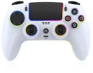 Generic for Hall Effect PS5 Controller,Wireless Anti-Drift Gamepad,Dual Hall Joysticks&Triggers,Macro Back Buttons,1500mAh, RGB Generic for Hall Effect PS5 Controller,Wireless Anti-Drift Gamepad,Dual Hall Joysticks&Triggers,Macro Back Buttons,1500mAh, RGB