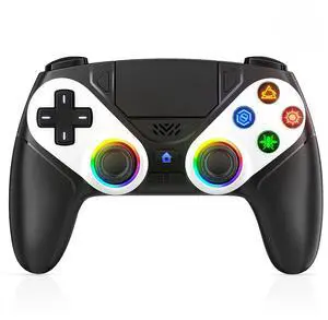 Generic for RGB Light Wireless Controller For PS5/ 5/Pro/Slim/PC Hall Effect Gamepad W/Marco/Turbo NO Drift Game Control Joystick Generic for RGB Light Wireless Controller For PS5/ 5/Pro/Slim/PC Hall Effect Gamepad W/Marco/Turbo NO Drift Game Control Joystick