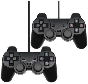 Generic for USB PC Wired Game Controller Gamepad For WinXP/Win7/8/10 For PC Windows Computer Laptop Black Game Joystick Generic for USB PC Wired Game Controller Gamepad For WinXP/Win7/8/10 For PC Windows Computer Laptop Black Game Joystick