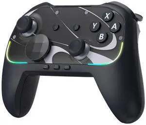 Generic for S10 Wireless Gamepad TMR Joystick RGB Controller Compatible with 1/2/PC/Phone/TV/Steam, Wake Up, For Pokemon Generic for S10 Wireless Gamepad TMR Joystick RGB Controller Compatible with 1/2/PC/Phone/TV/Steam, Wake Up, For Pokemon