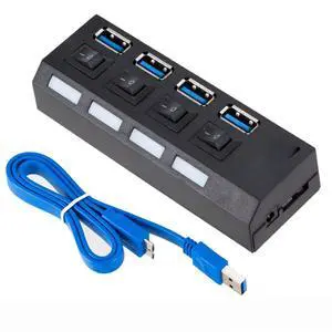 USB 3.0 Hub USB HUB Splitter Multi USB 3.0 Hub Multiple 4/7 Port Hub Splitter With Power Adapter Computer Accessories Hub For PC USB 3.0 Hub USB HUB Splitter Multi USB 3.0 Hub Multiple 4/7 Port Hub Splitter With Power Adapter Computer Accessories Hub For PC