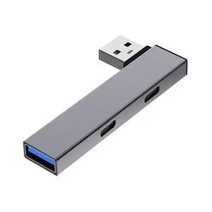 USB Hub 3 Port USB 3.0 Adapter Portable Mini Dock Stations Ultra-Slim 5Gbps/480Mbps High Speed USB-C Splitter 3 IN 1 Converter USB Hub 3 Port USB 3.0 Adapter Portable Mini Dock Stations Ultra-Slim 5Gbps/480Mbps High Speed USB-C Splitter 3 IN 1 Converter