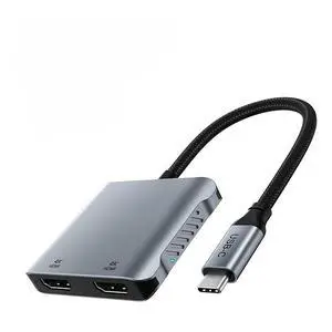 USB C to Video Output Adapter MST 4K 8K Dual Video Output Monitor Converter Triple Display Compatible with Windows Type-C Laptop USB C to Video Output Adapter MST 4K 8K Dual Video Output Monitor Converter Triple Display Compatible with Windows Type-C Laptop