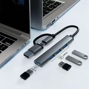 USB C HUB USB 3.0 HUB Adapter Type-C USB-A Connectors Portable Docking for Laptops Devices Expansion For PC Laptop Type-C Laptop USB C HUB USB 3.0 HUB Adapter Type-C USB-A Connectors Portable Docking for Laptops Devices Expansion For PC Laptop Type-C Laptop