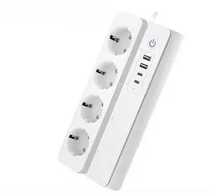 Smart Socket WiFi Power Strip Multi Plug With 4 Plug 4 USB Port Smart Socket WiFi Power Strip Multi Plug With 4 Plug 4 USB Port