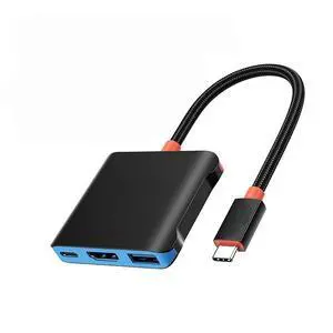 Gaming Handheld 2 Dock Portable TV Hub 3 in 1 4K 144Hz PD100W 5Gbps High-Speed Replacement Dock Station for Gaming Handheld Gaming Handheld 2 Dock Portable TV Hub 3 in 1 4K 144Hz PD100W 5Gbps High-Speed Replacement Dock Station for Gaming Handheld
