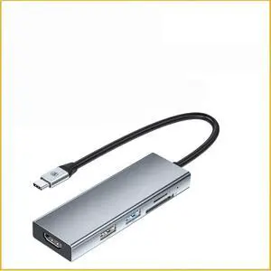 5 in 1 USB C HUB Video Output-4K Docking Station Splitter For Type-C Laptop Adapter For Laptops USB 3.0 Type C 5 in 1 USB C HUB Video Output-4K Docking Station Splitter For Type-C Laptop Adapter For Laptops USB 3.0 Type C