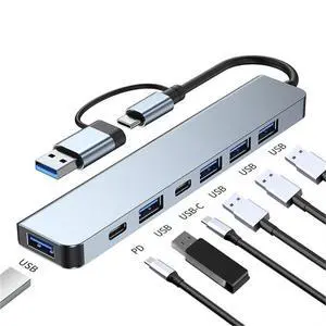USB C 3.0 HUB Type C to Multi 4K Video Output Monitor Video Converter RJ45 Ethernet VGA PD Power Adapter Docking Station Laptop Splitter USB C 3.0 HUB Type C to Multi 4K Video Output Monitor Video Converter RJ45 Ethernet VGA PD Power Adapter Docking Station Laptop Splitter