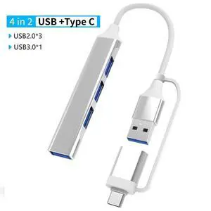 4/5 IN 2 USB 3.0 Type C HUB USB 3.0 USB 2.0 USB C Docking Station PD 65W 5Gbps Multi Adapter For PC Laptop Type-C Laptop 4/5 IN 2 USB 3.0 Type C HUB USB 3.0 USB 2.0 USB C Docking Station PD 65W 5Gbps Multi Adapter For PC Laptop Type-C Laptop