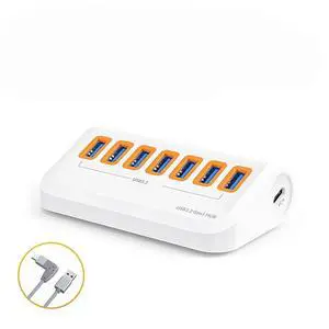 USB HUB 7 Port Multiple USB3.2 HUB Socket Type C Docking Station 10Gbps High Speed Data Transfer USB Splitter OTG for PC USB HUB 7 Port Multiple USB3.2 HUB Socket Type C Docking Station 10Gbps High Speed Data Transfer USB Splitter OTG for PC
