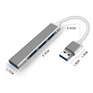 4 Ports USB Splitter Ultra-Slim USB Expander for Mouse, Keyboard, Flash Drive, U Disk, Printer Compatible with Laptop, Desktop 4 Ports USB Splitter Ultra-Slim USB Expander for Mouse, Keyboard, Flash Drive, U Disk, Printer Compatible with Laptop, Desktop