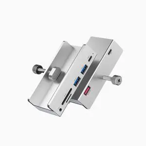 Clip Aluminium USB HUB 3.0 Docking Station 3.0 Multi-hub Splitter Adapter A C Extension Concentrator Desktop PC USB Dock Clip Aluminium USB HUB 3.0 Docking Station 3.0 Multi-hub Splitter Adapter A C Extension Concentrator Desktop PC USB Dock