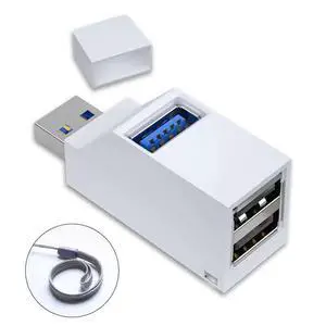 USB 3.0 HUB Adapter Extender Mini Splitter Box 3 Port Data Transfer USB Splitter Docking Station For PC Laptop Parts USB 3.0 HUB Adapter Extender Mini Splitter Box 3 Port Data Transfer USB Splitter Docking Station For PC Laptop Parts