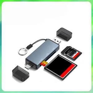 High Speed Type C Card Reader USB 3.0 Micro SD TF CF Card Memory Flash Drive Adapter for OTG Mobile Phone Camera Laptop High Speed Type C Card Reader USB 3.0 Micro SD TF CF Card Memory Flash Drive Adapter for OTG Mobile Phone Camera Laptop